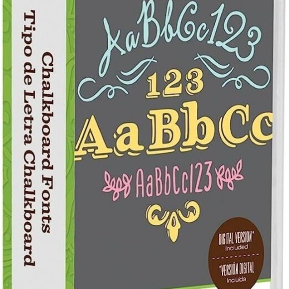 Chalkboard Fonts - Cricut - Create Invitations/Signs/Other Projects - Picture 1 of 1